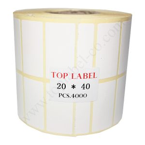 لیبل پی وی سی 40*20